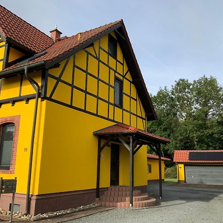 Neurenovierte FeWo Harztor Nordhausen Buitenkant foto