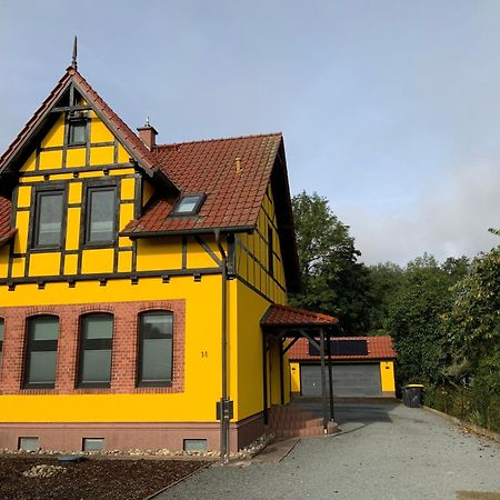 Neurenovierte FeWo Harztor Nordhausen Buitenkant foto