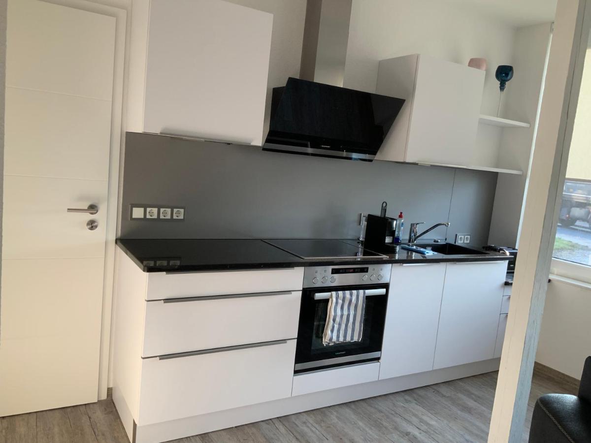 Neurenovierte FeWo Harztor Nordhausen Buitenkant foto